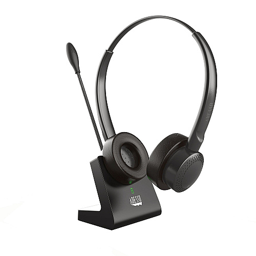 Adesso Xtream P400B Wireless Bluetooth Multimedia Headset, Binaural, Over the Head