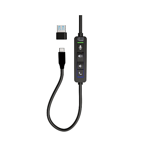 Adesso Xtream P4T Headset with Controls-TAA, Binaural, Over the Head