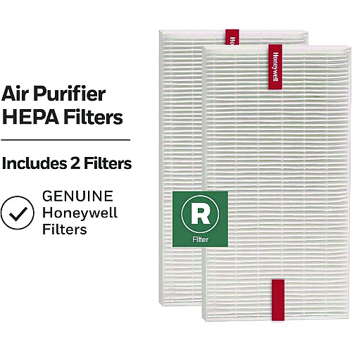 Honeywell HEPA Air Purifier Filter, Box of 2 Filters (HRFR2)