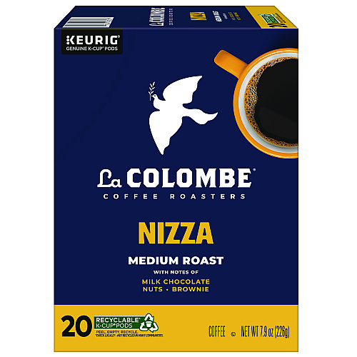 La Colombe Coffee K-Cup Pods, Nizza Medium Roast, 20/Box (0327)