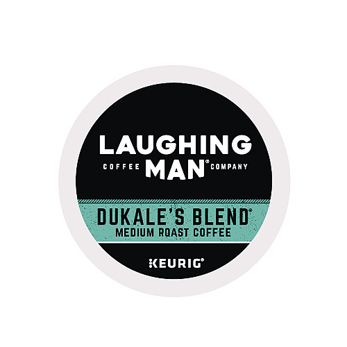 Laughing Man Coffee Dukale's Blend K-Cup Pods, 22/Box (8338)
