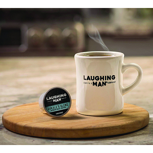 Laughing Man Coffee Dukale's Blend K-Cup Pods, 22/Box (8338)