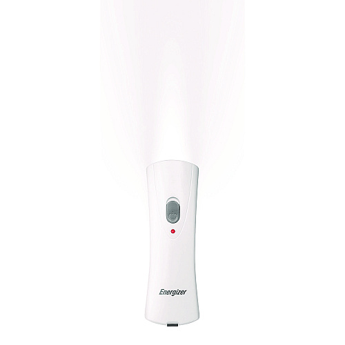 Energizer Weather Ready LED Flashlight, 1 NiMH Rechargeable Battery (Included), Silver/Gray (RCL1NM2WR)