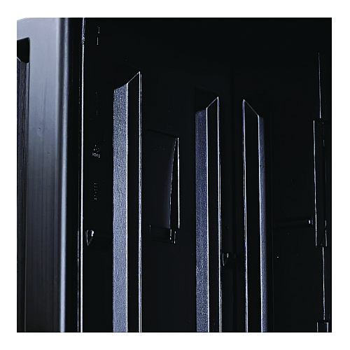 Iceberg Rough n Ready Storage Cabinet, Three-Shelf, 33w x 18d x 66h, Black (92551)
