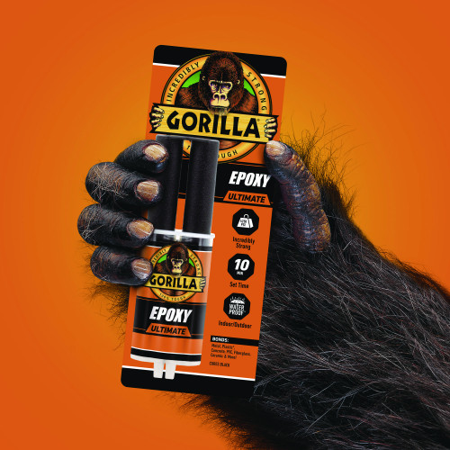 RYC⭐ Gorilla Epoxy Ultimate, 0.85 oz Syringe, Dries Black (113442