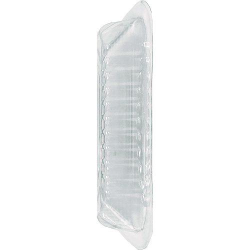 HFA Plastic Dome Lids, Fits 1 lb Oblong Pan, Clear, 1,000/Carton (2059DL)