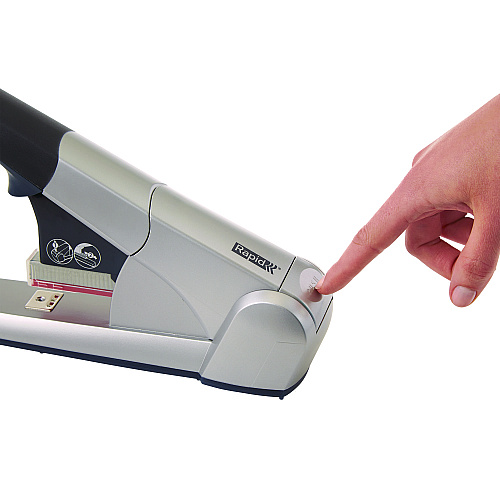 Rapid Heavy-Duty Cartridge Stapler, 80-Sheet Capacity, Silver (02892)