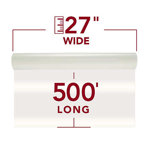 GBC NAP-Lam I Roll Film, 1.5 mil, 27" x 500 ft, Gloss Clear, 2/Box (3126061)