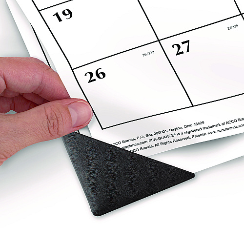 AT-A-GLANCE Two-Color Monthly Desk Pad Calendar, 21.75 x 17, White Sheets, Black Corners, 12-Month (Jan to Dec): 2026 (SK117000)