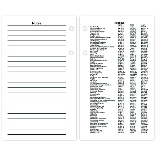 AT-A-GLANCE Financial Desk Calendar Refill, 3.5 x 6, White Sheets, 12-Month (Jan to Dec): 2026 (S17050)