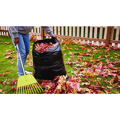 Glad ForceFlexPlus Drawstring Large Trash Bags, 30 gal, 1.05 mil, 30" x 32", Black, 70/Box (70358)