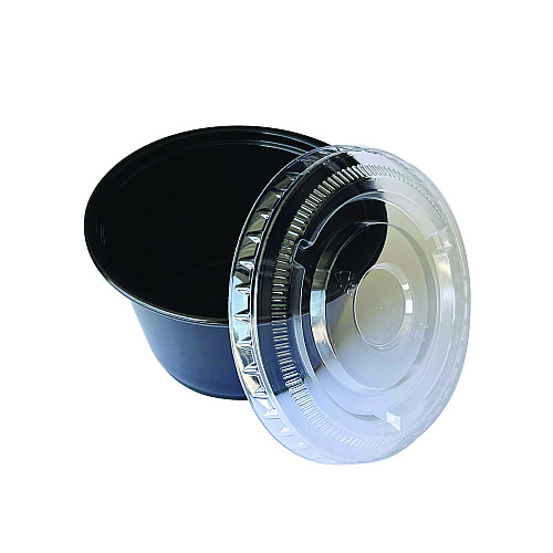 Boardwalk&reg; Souffle/Portion Cup Lids, Fits 3.25 oz. to 5.5 oz. Portion Cups, Clear, 2,500/Pack (BWKPRTLID4)