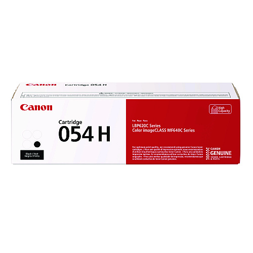 Canon 3028C001 (054H) High-Yield Toner, 3,100 Page-Yield, Black
