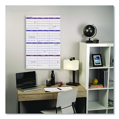 AT-A-GLANCE Calendario De Pared Mensual Vertical Multihorario 2024, 15
