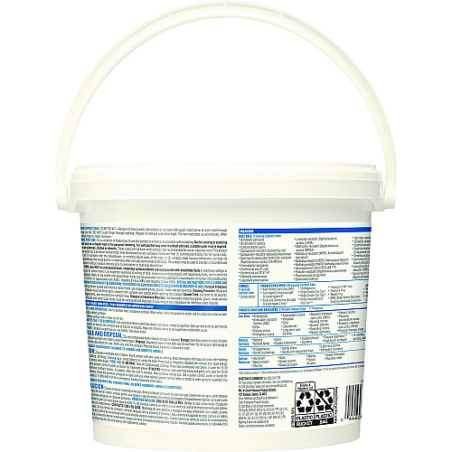 Clorox Healthcare VersaSure Cleaner Disinfectant Wipes, 1-Ply, 12 x 12, Fragranced, White, 110/Bucket (31759EA)