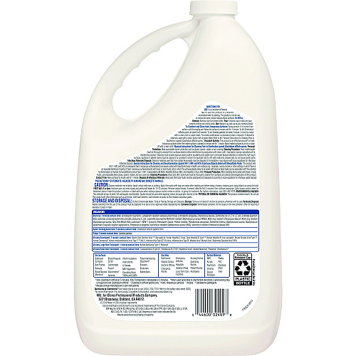 Clorox Healthcare Spore Defense Cleaner Disinfectant, Open System, 1 gal Bottle, 4/Carton (32409)