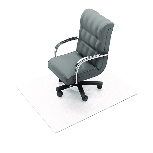 Floortex Cleartex Advantagemat Phthalate Free PVC Chair Mat for Low Pile Carpets, 45" w x 53" l, Clear (PF1113425EV)