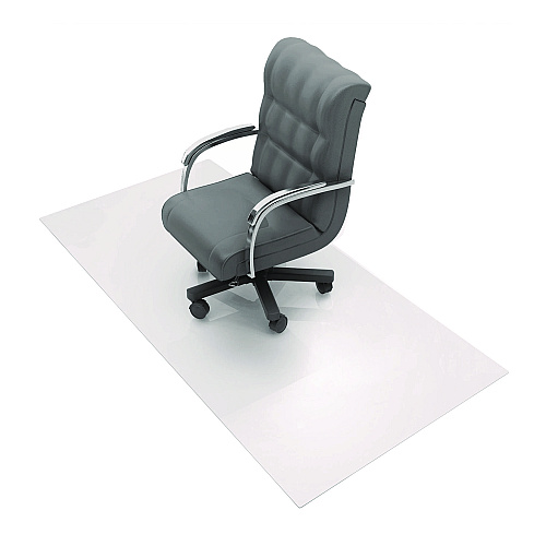 Floortex Cleartex Ultimat XXL Polycarbonate Chair Mat for Hard Floors, 60" w x 60" l, Clear (1215015019ER)