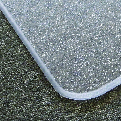 Floortex Cleartex MegaMat Heavy-Duty Polycarbonate Mat for Hard Floor/All Carpet, 46 x 60, Clear (ECM121525ER)