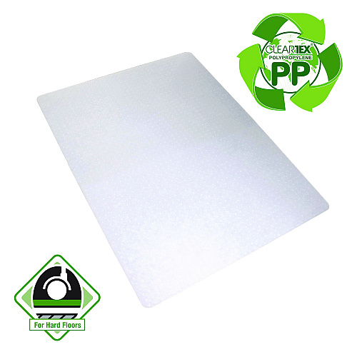 Floortex Cleartex Polypropylene Chair Mat for Carpets, 29" w x 46" l, Translucent (NCMFLLGC0001)