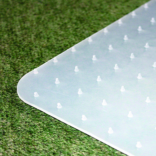 Floortex Cleartex Polypropylene Chair Mat for Carpets, 29" w x 46" l, Translucent (NCMFLLGC0001)