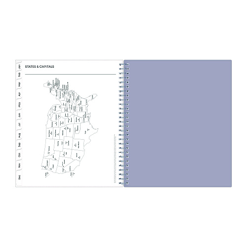 Blue Sky Rue Du Flore Monthly Planner, Floral Artwork, 10 x 8, Jade/Lavender Cover, 12-Month (Jan to Dec): 2026 (101605)