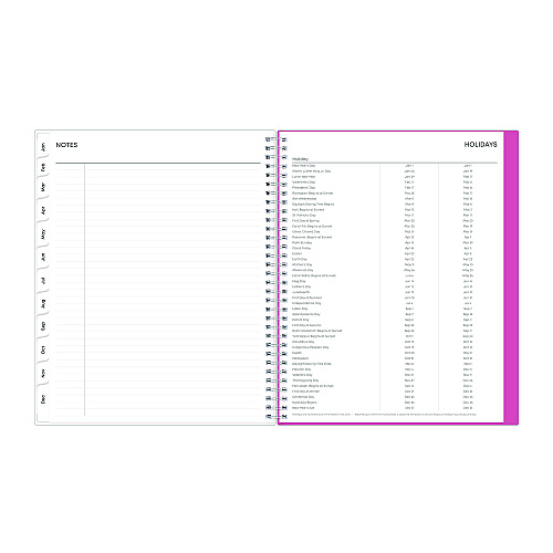Blue Sky Breast Cancer Awareness Create-Your-Own Cover Weekly/Monthly Planner, Orchids Artwork, 11 x 8.5, 12-Month (Jan to Dec): 2026 (137268)
