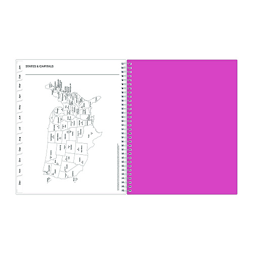Blue Sky Breast Cancer Awareness Create-Your-Own Cover Weekly/Monthly Planner, Orchids Artwork, 11 x 8.5, 12-Month (Jan to Dec): 2026 (137268)