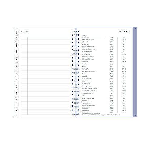 Blue Sky Laila Create-Your-Own Cover Weekly/Monthly Planner, Wildflower Artwork, 8 x 5, Purple/Blue/Pink, 12-Month (Jan to Dec): 2026 (137276)