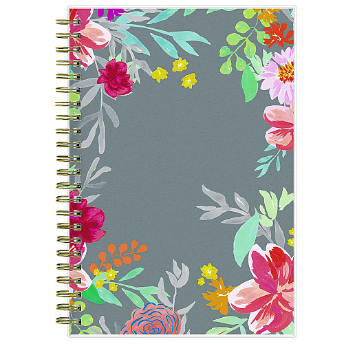 Blue Sky Sophie Frosted Weekly/Monthly Planner, Floral Artwork, 8 x 5, Multicolor Cover, 12-Month (Jan to Dec): 2026 (140088)