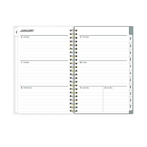 Blue Sky Sophie Frosted Weekly/Monthly Planner, Floral Artwork, 8 x 5, Multicolor Cover, 12-Month (Jan to Dec): 2026 (140088)