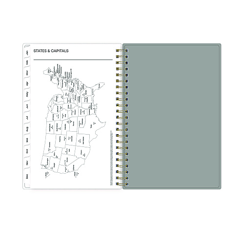 Blue Sky Sophie Frosted Weekly/Monthly Planner, Floral Artwork, 8 x 5, Multicolor Cover, 12-Month (Jan to Dec): 2026 (140088)