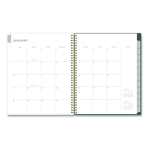 Blue Sky Kelly Ventura Midnight Garden Weekly/Monthly Planner, Floral Artwork, 11 x 8.5, Multicolor Cover, 12-Month (Jan to Dec): 2026 (140944)