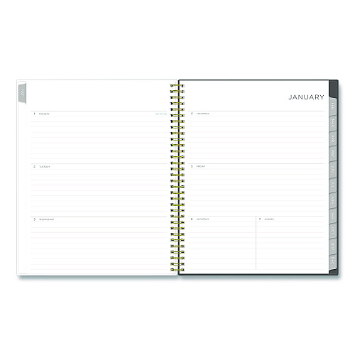 Blue Sky Kelly Ventura Midnight Garden Weekly/Monthly Planner, Floral Artwork, 11 x 8.5, Multicolor Cover, 12-Month (Jan to Dec): 2026 (140944)