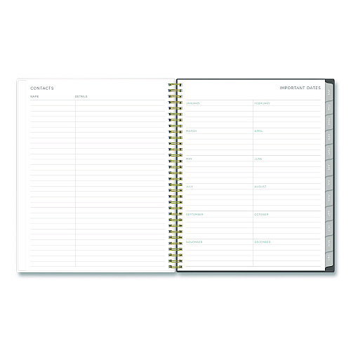 Blue Sky Kelly Ventura Midnight Garden Weekly/Monthly Planner, Floral Artwork, 11 x 8.5, Multicolor Cover, 12-Month (Jan to Dec): 2026 (140944)