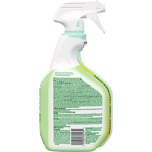 Clorox Pro EcoClean Disinfecting Cleaner, Unscented, 32 oz Spray Bottle, 9/Carton (60213CT)