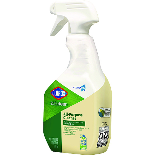 Clorox Pro EcoClean All-Purpose Cleaner, Unscented, 32 oz Spray Bottle, 9/Carton (60276CT)