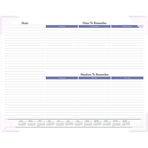 AT-A-GLANCE Landscape Panoramic Desk Pad, Landscapes Photography, 22 x 17, White Sheets, Clear Corners, 12-Month (Jan to Dec): 2026 (89802)