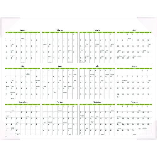 AT-A-GLANCE Seascape Panoramic Desk Pad, Seascape Panoramic Photography, 22 x 17, White Sheets, Clear Corners, 12-Month (Jan-Dec): 2026 (89803)