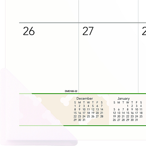 AT-A-GLANCE Puppies Monthly Desk Pad Calendar, Puppies Photography, 22 x 17, White Sheets, Clear Corners, 12-Month (Jan to Dec): 2026 (DMD16632)