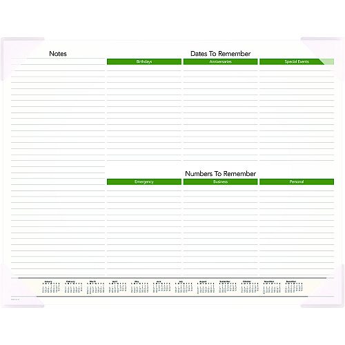 AT-A-GLANCE Puppies Monthly Desk Pad Calendar, Puppies Photography, 22 x 17, White Sheets, Clear Corners, 12-Month (Jan to Dec): 2026 (DMD16632)