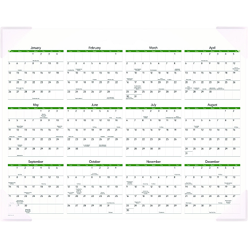 AT-A-GLANCE Puppies Monthly Desk Pad Calendar, Puppies Photography, 22 x 17, White Sheets, Clear Corners, 12-Month (Jan to Dec): 2026 (DMD16632)