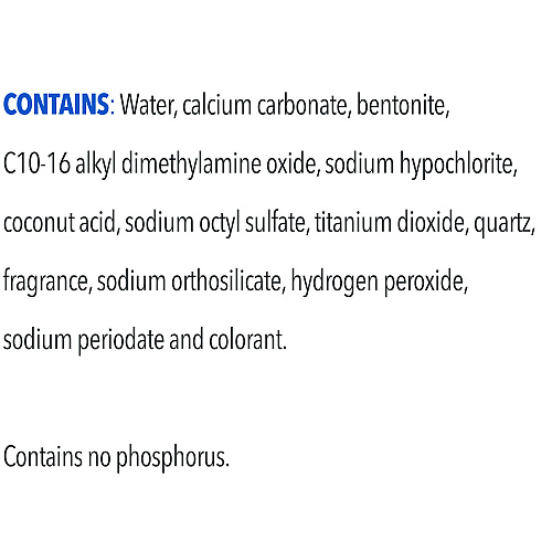 Clorox Bleach Cream Cleanser, Fresh Scent, 32 oz Bottle, 8/Carton (30613)