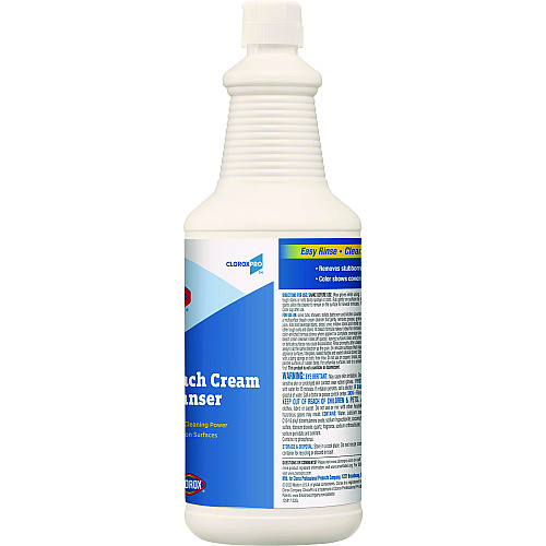 Clorox Bleach Cream Cleanser, Fresh Scent, 32 oz Bottle, 8/Carton (30613)