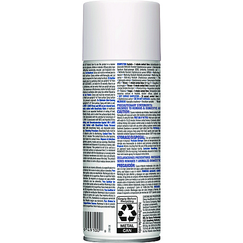 Clorox Healthcare Citrace Hospital Disinfectant and Sanitizer, Citrus, 14 oz Aerosol Spray, 12/Carton (49100)