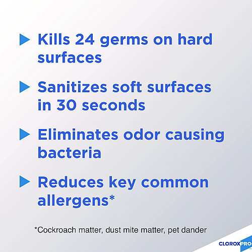 Clorox 4-in-One Disinfectant and Sanitizer, Citrus, 14 oz Aerosol Spray (31043)