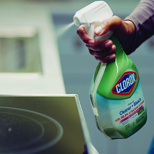 Clorox Clean-Up Cleaner + Bleach, Original, 32 oz Spray Bottle, 9/Carton (31221)