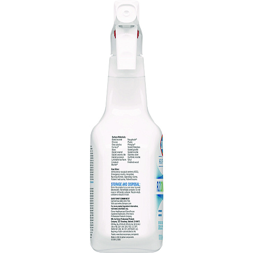 Clorox Healthcare Fuzion Cleaner Disinfectant, Unscented, 32 oz Spray Bottle, 9/Carton (31478)