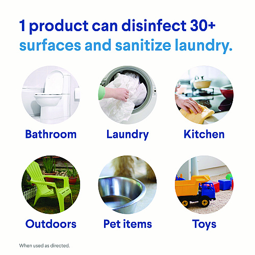 Clorox Concentrated Regular Disinfecting Bleach, 81 oz Bottle, 6/Carton (32263)