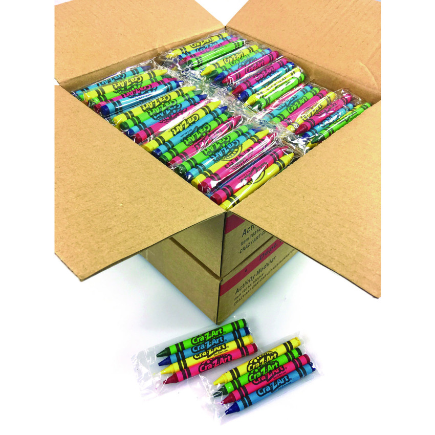Cra-Z-Art Washable Crayons, Assorted, 4/Pack (10314200